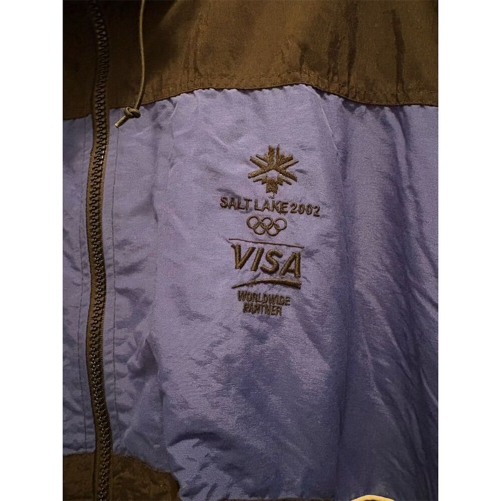 Trademark Sportswear Men's 2XL Windbreaker Jacket Salt Lake 2002 Olympics - Picture 2 of 11